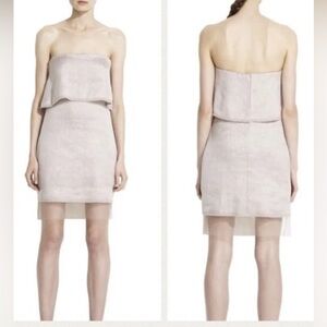 BCBG MAXAZRIA Runway Sigrid Mauve Rose Dress Size 8
